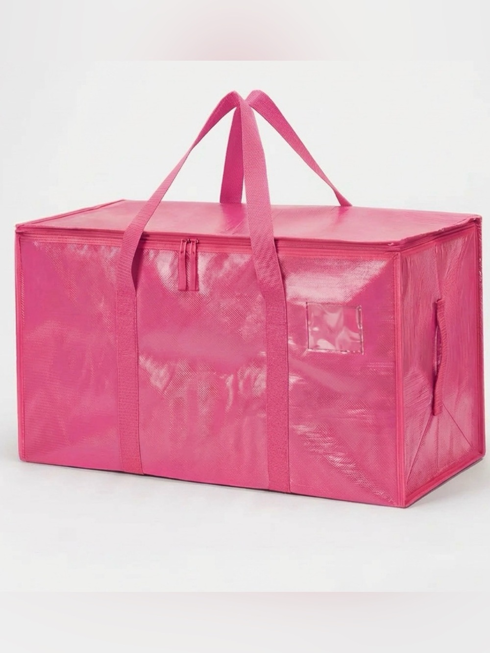 New 24 gallon large Pink Heavy-Duty Storage Tote Bag with Handles